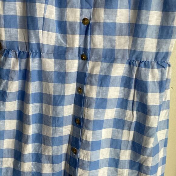 J.Crew Gingham Button-front Dress - Picture 6 of 16